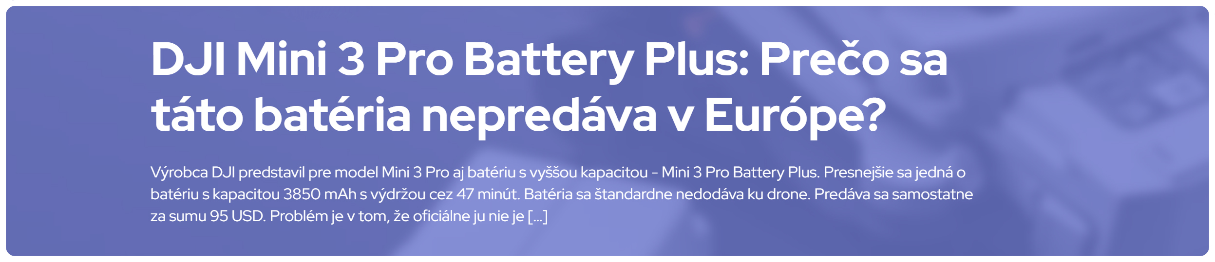 DJI Mini 3 Pro Battery Plus_blog